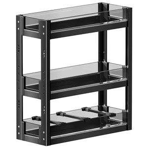 Professional Service Pull Cabinet Organizer Slide Aluminum Alloy Pantry Shelves Screw Fixing 5-Year Warranty Kitchen Storage