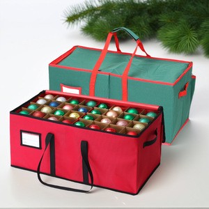 Multi Size Multi Color Christmas Ornaments Storage Box Sturdy Structure for Festival Shop and Holiday Decoration