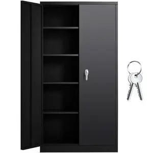 Luoyang Manufacturer Heavy Duty Steel Storage Cabinet with Locking Swing Doors for Commercial Use