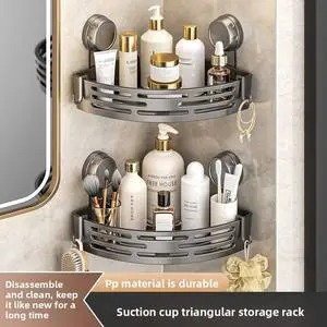 High Quality Stainless Steel Modern Multifunction Bathroom & Kitchen Storage Rack Wall Decorative Design