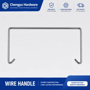 Zinc Plated Metal Bucket Handle Wire For Plastic Pails Industrial Containers And Paint Packaging