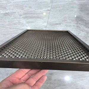 Woven Wire Mesh Cabinet Nets For Decorative Furniture And Kitchen Engineering