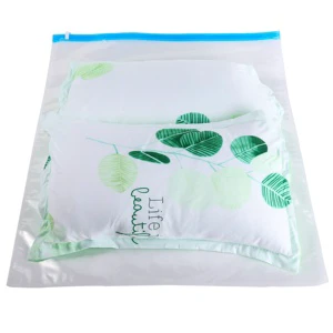 Reusable Ziplock Space Saver Foldable Reusable Vacuum Storage Bag for Clothing