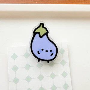 Wholesale Custom Acrylic Clip Custom Logo Printed Kawaii Animal Shape PP Plastic Paper Clip for Stationery Factory Direct