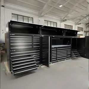 Custom Heavy Duty 430 Stainless Steel Tool Cabinet High Quality Rolling Tool Storage Cabinet Tool Chest for Workshop Garage