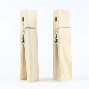 Durable Multifunctional Wooden Clothespins Wooden Clothespins Sturdy and Heavy Duty Clothespins Natural Wood Clips