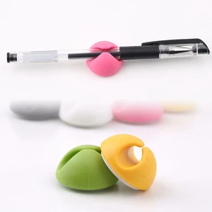 New Multi-Purpose Adhesive Desktop Wire Organizer Silicone Cable Management HOOK LOOP Strap