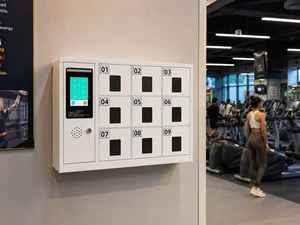 2026 Smart Wall Mounted 9 Door Phone Charging Station, Keyless Electronic Locker for Gym & Office Lobby - OEM ODM