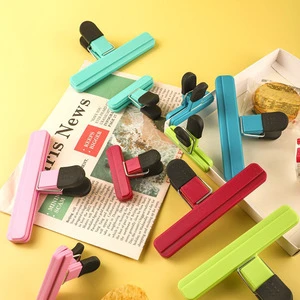 Powerful T-Type Plastic Bag Clips Leak-Proof Moisture-Resistant for Kitchen Food & Potato Chip Snack Packaging Used for Sealing