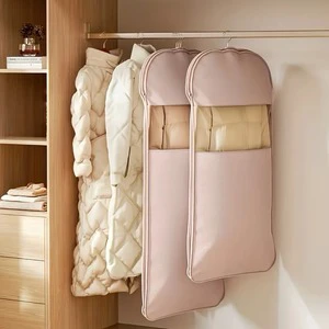 Wholesale Custom High-Quality Self-Compressing Hanging Storage Bag | 40% Compression Garment Organizer for Coats & Clothes