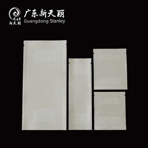 Custom Printed Biodegradable Packaging Kraft Paper Heat Seal Sachet Bag with Tear for Personal Hygiene Packing