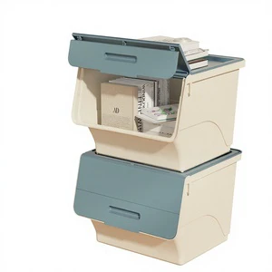 Plastic Eco-friendly Dustproof PP Storage Box for Shoes and Clothes Multi-functional Home Organization Cupboard