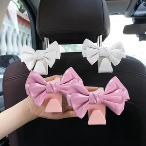 Creative Multi-Functional PVC Female Hook for Car Invisible Seat Back Storage Decoration Protection Universal Fit High Quality