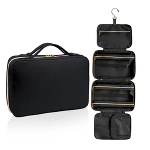 Hanging Toiletry Bag Makeup Organizer Multi Compartment Cosmetic Storage Case for Bathroom