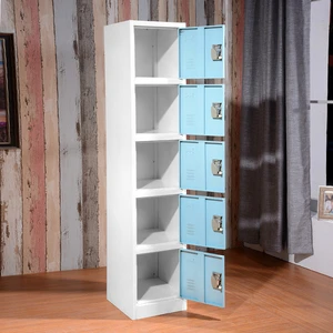 Customized 5-Door High Quality Metal Storage Lockers Foldable Staff Storage for Gym School Apartment Living Room