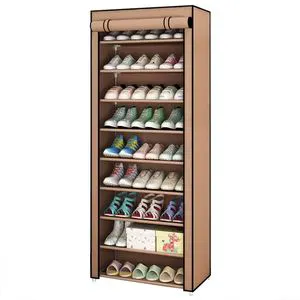 Factory Wholesaling Non-Woven Fabric Transparent Shoe Storage Box Stackable Clear Shoe Box Magnetic Sneakers Shoe Organizer