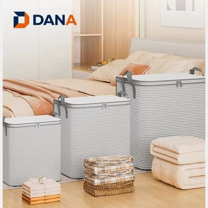 Bedding & Quilt Storage Bag Clothes Organizer Dustproof Bag Moving Packing Bag Carrying Cotton Quilt Storage Bag