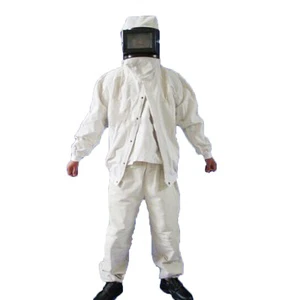 Shichiku protection Dustless Sandblasting Safety Clothing Labor Protection Overalls Coveralls Creamy White S-3XL for Secure Work