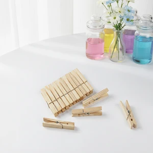 Economical 84mm Pine Wood Clothespins Non-Slip Design Secure Drying Clothes Clips