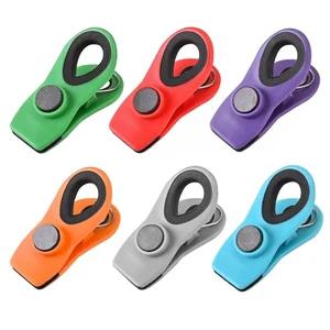 Magnetic Plastic Clip File Bag Clips for Fridge CZ Brand