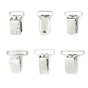 Wholesale Heavy Duty Metal Suspender Clips for Garment