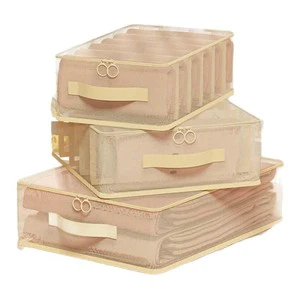 Seasonal Foldable Quilt Clothes Organizer Compartment Drawer Box Storage Bag Household Wardrobe