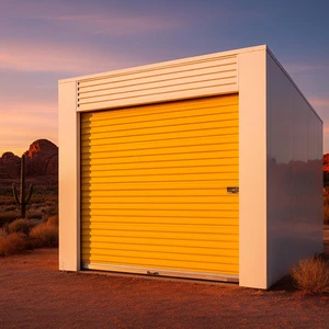Premium Self Storage Unit With Roll Up Door Automatic Insulated Anti-Theft Modern Design For Villa Garage