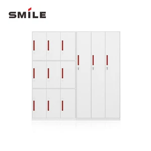 CHNSMILE High-Capacity Steel Locker Moisture-Resistant with Key Lock Easy Assembly Storage Cabinet for Schools Gyms Offices