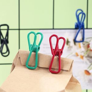 Chip Clips, Utility PVC-Coated Steel Clip for Food Package, Chips Bag, Clothes, Pack of 16, 2 Inch