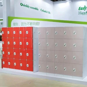 China Factory's Easy Locker Waterproof Gym & School Yoga ABS Plastic Lockers Custom Storage Plastic Cabinet with KD Structure