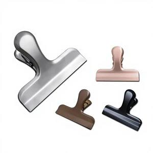 New Stainless Steel Metal Food Sealing Clip Creative Airtight Fresh-keeping Moisture-proof Snack Bag Sealing Clip