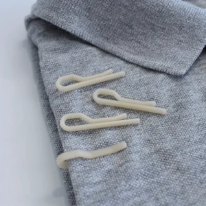 Garment Plastic Clips Best-Selling Eco-Friendly Biodegradable No.3 39mm x 9mm Factory Wholesale 500pcd/bag