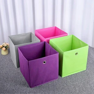 Wardrobe Foldable Clothes Storage Organizer Bag Large Capacity Non Woven Cloth Storage Shopping Box Bags