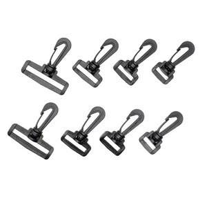 Custom Size Cheap Black Plastic Swivel Snap Clip Hook for Bag