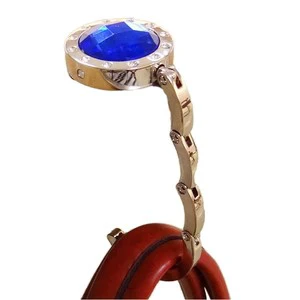 Creative Portable Zinc Alloy Silver-Plated Fashion Bag Hook Folding Design Practical Souvenir For Wedding Birthday Occasions