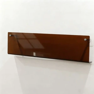 Custom Eco-Friendly Portable Wall-mounted Polished Acrylic Storage Shelf & Display Rack for Bathroom Living Room Office