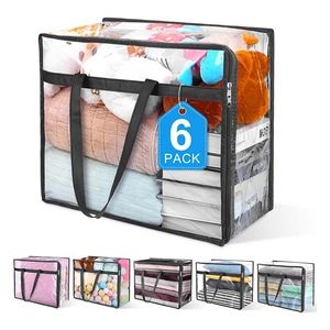PVC Transparent Under Bed Storage Bags Maximize Space with Easy Access Organizers