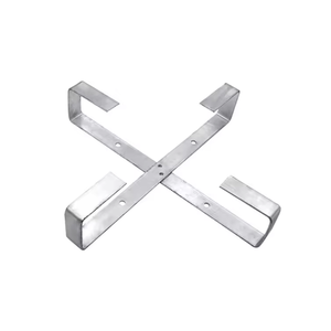 Cross Shape Cable Storage Bracket Hot Dip Galvanized Metal Cable Holder for Communication Tower Fiber Cable Spare Wire Storage