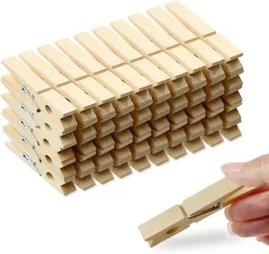20pcs Per Pack Natual Wooden Peg Wood Clothes Pin Clothespin Craft Photo Wood Clip