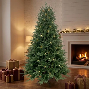 Wholesale Modern Realistic Full PE Tree Xmas Tree Artificial Christmas Tree With Metal Stand
