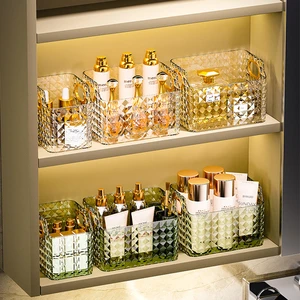 Cosmetics Lipstick Storage Shelf Bathroom Desktop Organizer Storage Box