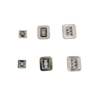 Security Plastic Seal One-way Stainless Steel 201 Metal Clips A-092 6.00x6.00mm Asialock