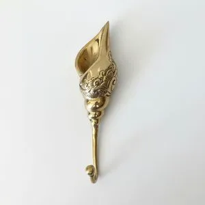 Creative brass wall hooks unique design polished finish strong hanger for towels keys bathroom kitchen storage