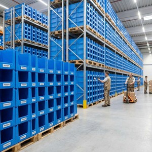 Heavy Duty Corflute 4mm 530x360x300mm Storage Box With Lid Home Office Organizer For Wholesale OEM ODM Available