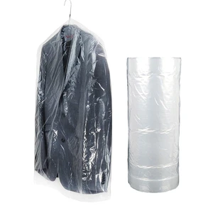 Factory Supply Disposable Dust-proof Dry Cleaning Poly Roll Garment Cover