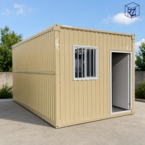 Flat Pack Modular House Heavy Duty Steel Structure Waterproof For Container Storage Unit Workshop Garage OEM Ray-Zen