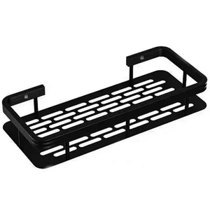 Multifunctional Adhesive Shower Caddy Spacesaving Design Wll Mounted Shower Storage Rack Shelf Easy Installation for Bathroom