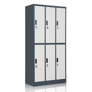 Hot Seller Cheap Staff Locker 6 Door Metal Locker