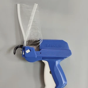 Hot Sale Plastic Pp Loop Lock Tag Pin V-tool Pin Tie For Garment Toys Hang Tags Plastic Lock Pin Use For V-tool Gun