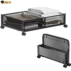 Under Bed Storage With Wheels Storage Bins for Bedroom Rolling Under the Bed Clothes Shoe Storage Container